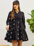 Pink Paprika by SASSAFRAS Floral Printed Fit & Flare Dress