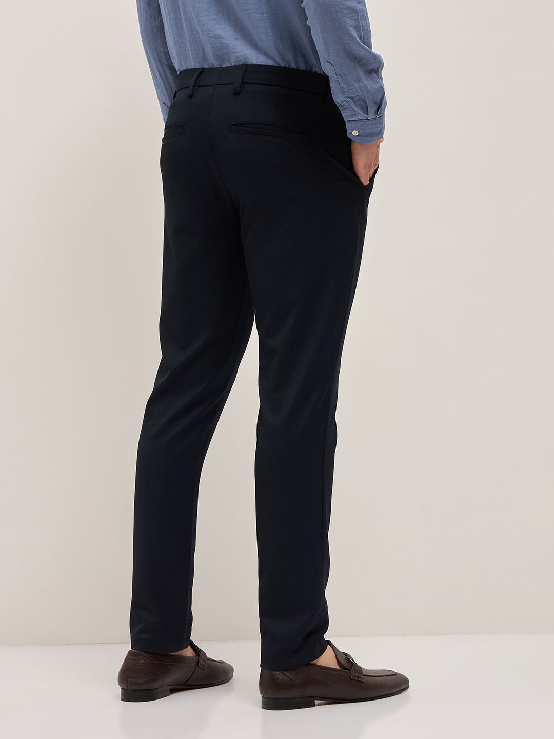 THE BEAR HOUSE Men Slim Fit Trousers
