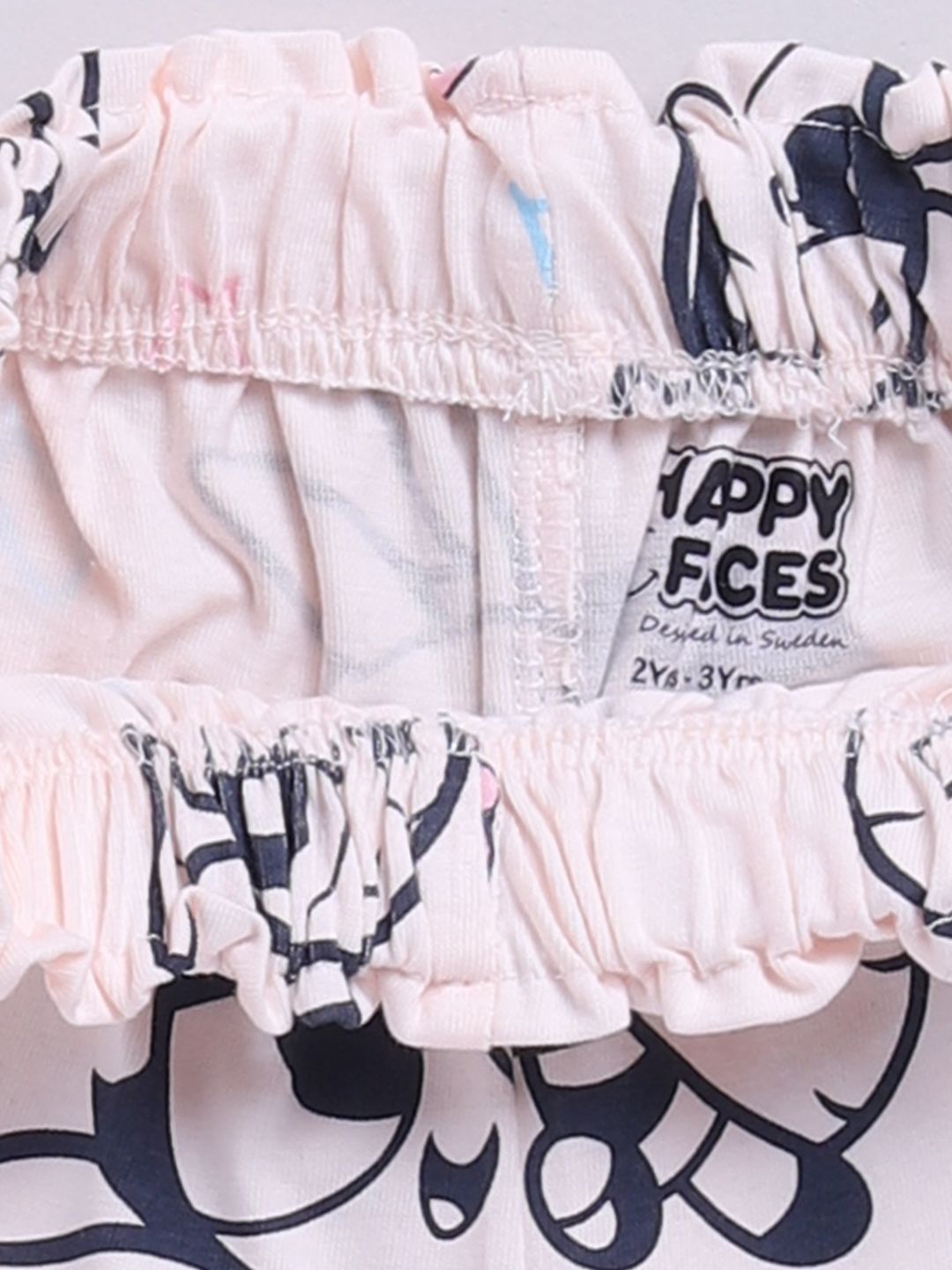 Happy Faces Kids Girls Powerpuff Girls Printed Pure Cotton Shorts