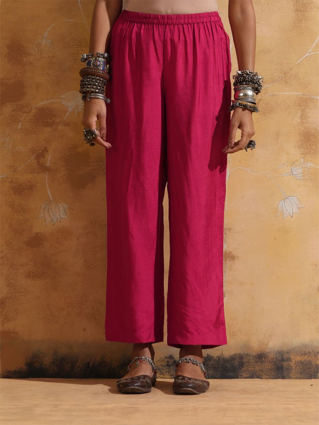trueBrowns Printed Tunic With Trousers Co-Ords
