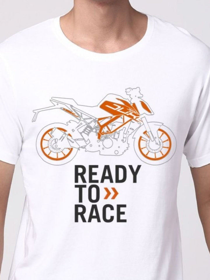 ADRO Men Graphic Printed Round Neck Cotton T-shirt