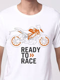 ADRO Men Graphic Printed Round Neck Cotton T-shirt
