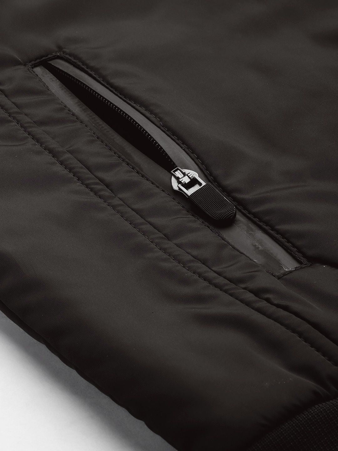 The Indian Garage Co Men Zip-Front Bomber Jacket with Zip Pockets