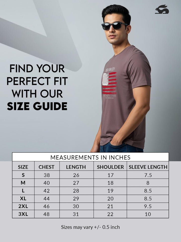 ADRO Men Lavender Tshirts