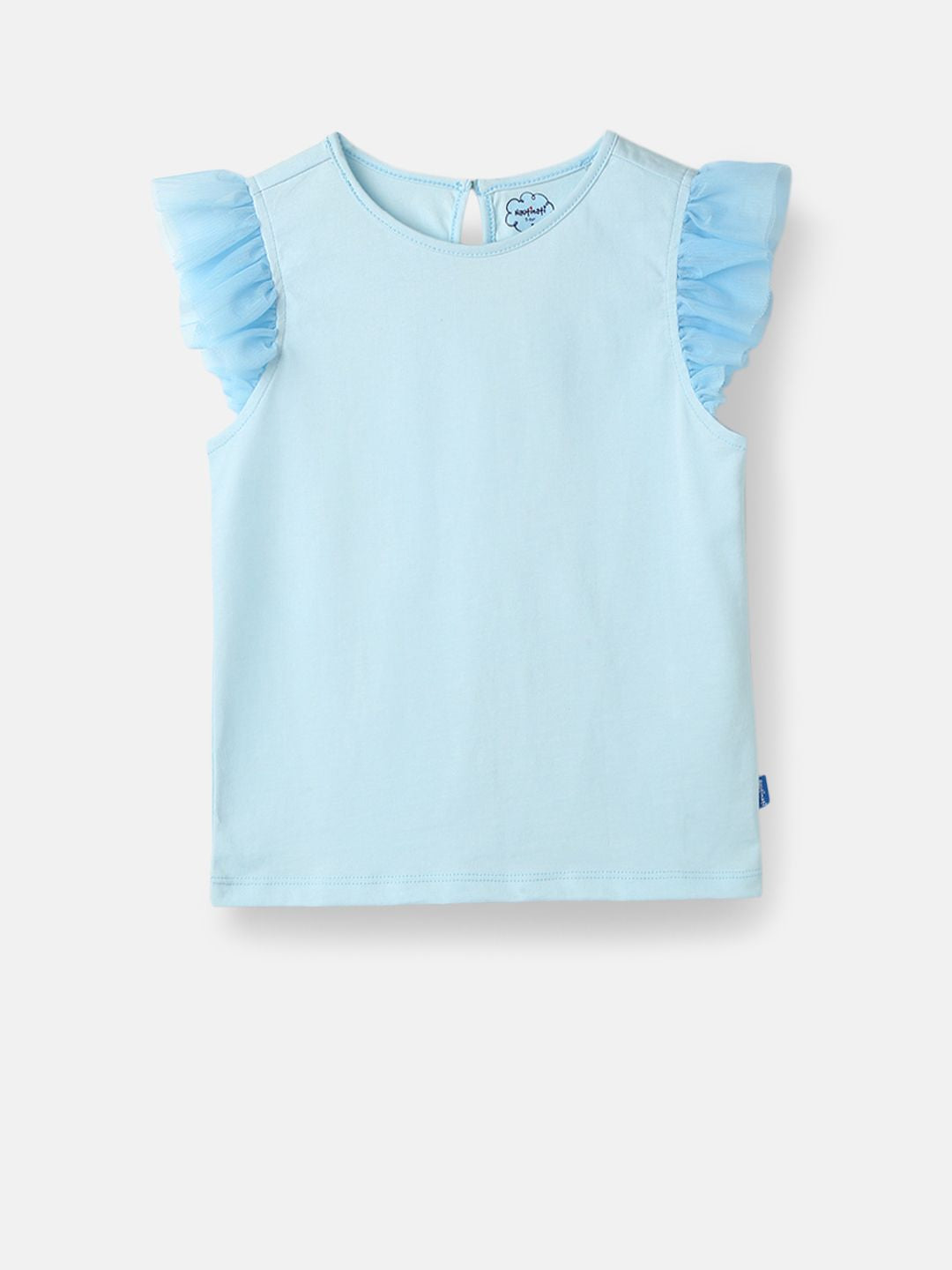 Nauti Nati Girls Pure Cotton Top With Skirt