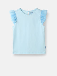 Nauti Nati Girls Pure Cotton Top With Skirt