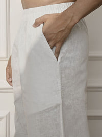 VASTRAMAY Men Regular Mandarin Collar Kurta with Trousers