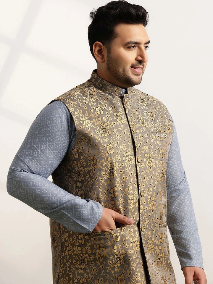 Jaket Nehru Brocade Rekaan Tenun SOJANYA PLUS