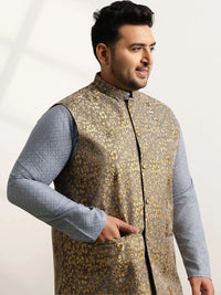 Jaket Nehru Brocade Rekaan Tenun SOJANYA PLUS