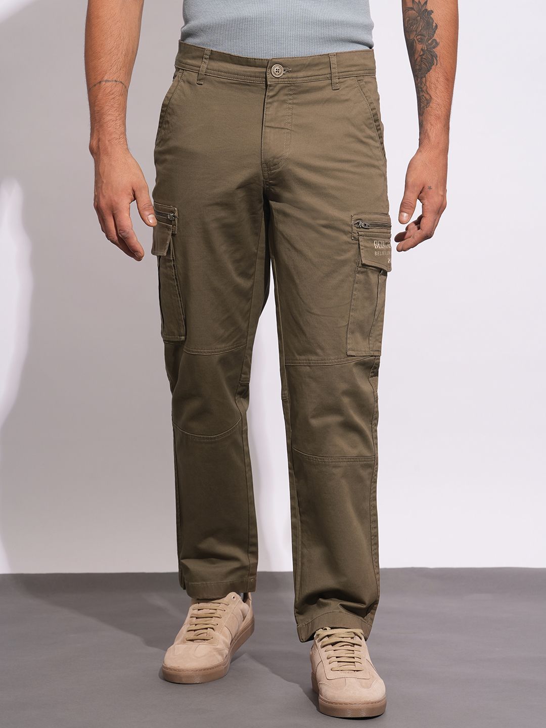 Being Human Men Classic Cargos Trousers