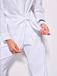 AND Striped Cotton Shirt Style Top