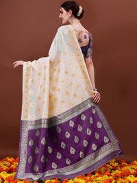 Kalini Woven Design Zari Banarasi Saree