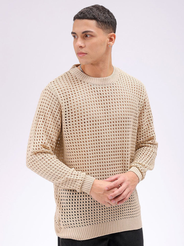 The Indian Garage Co Men Round Neck Pullover