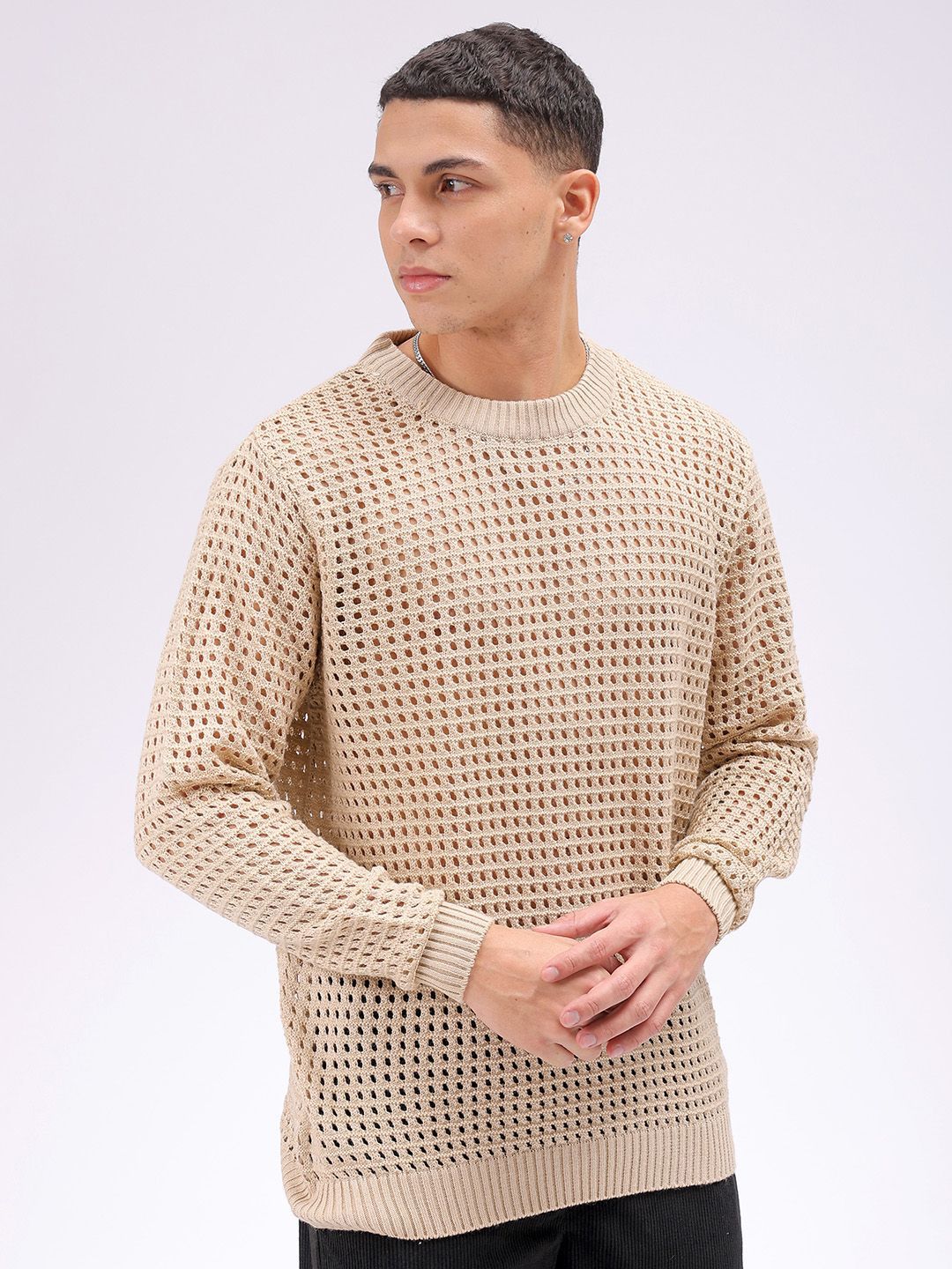 The Indian Garage Co Men Round Neck Pullover