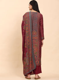 Mamicha Women Floral Embroidered Regular Pure Cotton Kurta with Palazzos & With Dupatta