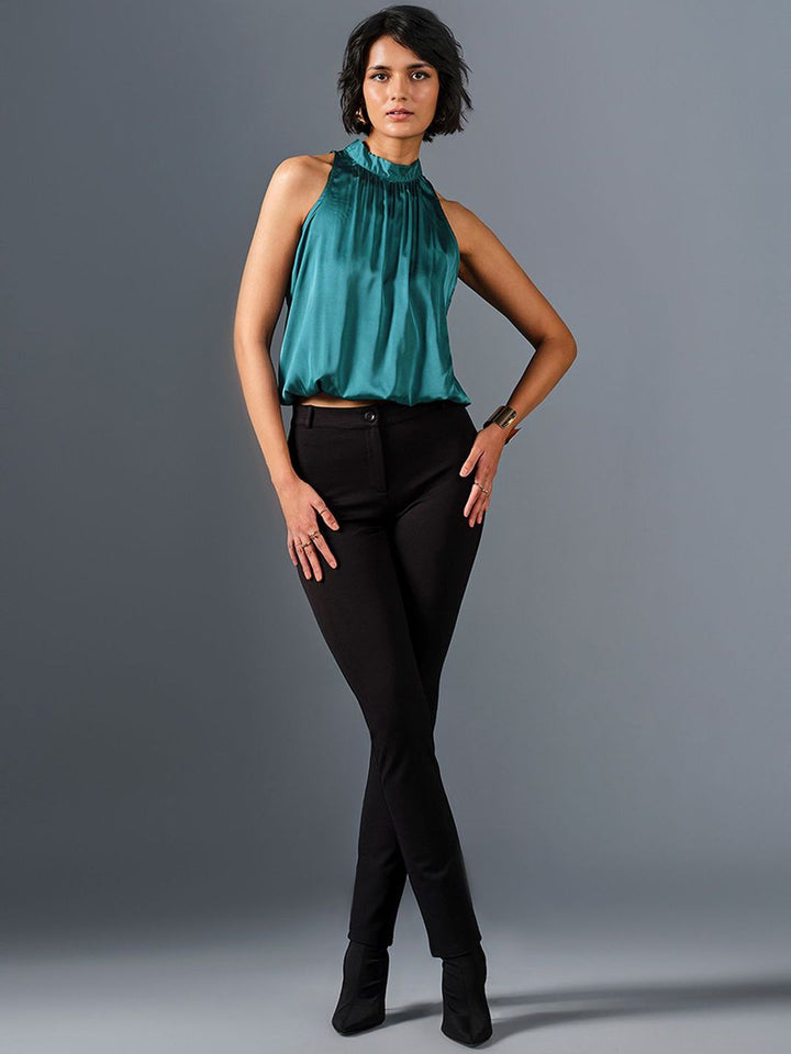 AND Women Mid-Rise Skinny Fit Trousers
