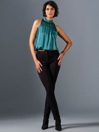 AND Women Mid-Rise Skinny Fit Trousers