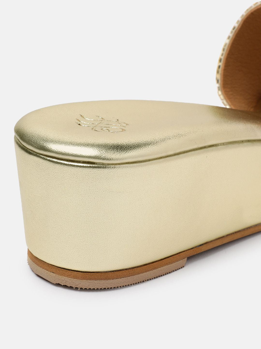 House of Pataudi Embellished Comfort Heels