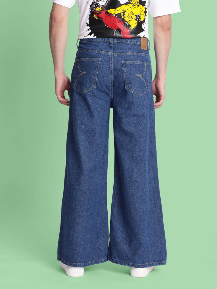 Bene Kleed Men Super Wide Leg Jeans