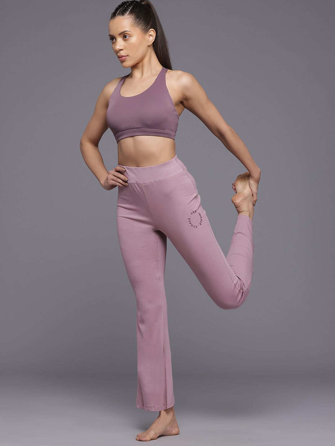 HRX by Hrithik Roshan Women Flared Yoga Tights