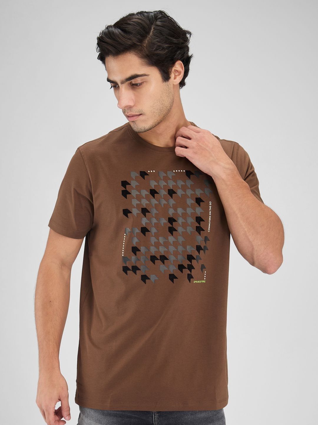 SPYKAR Men Slim Fit T-shirt