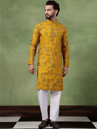 SOJANYA Men Bandhani Printed Kurta