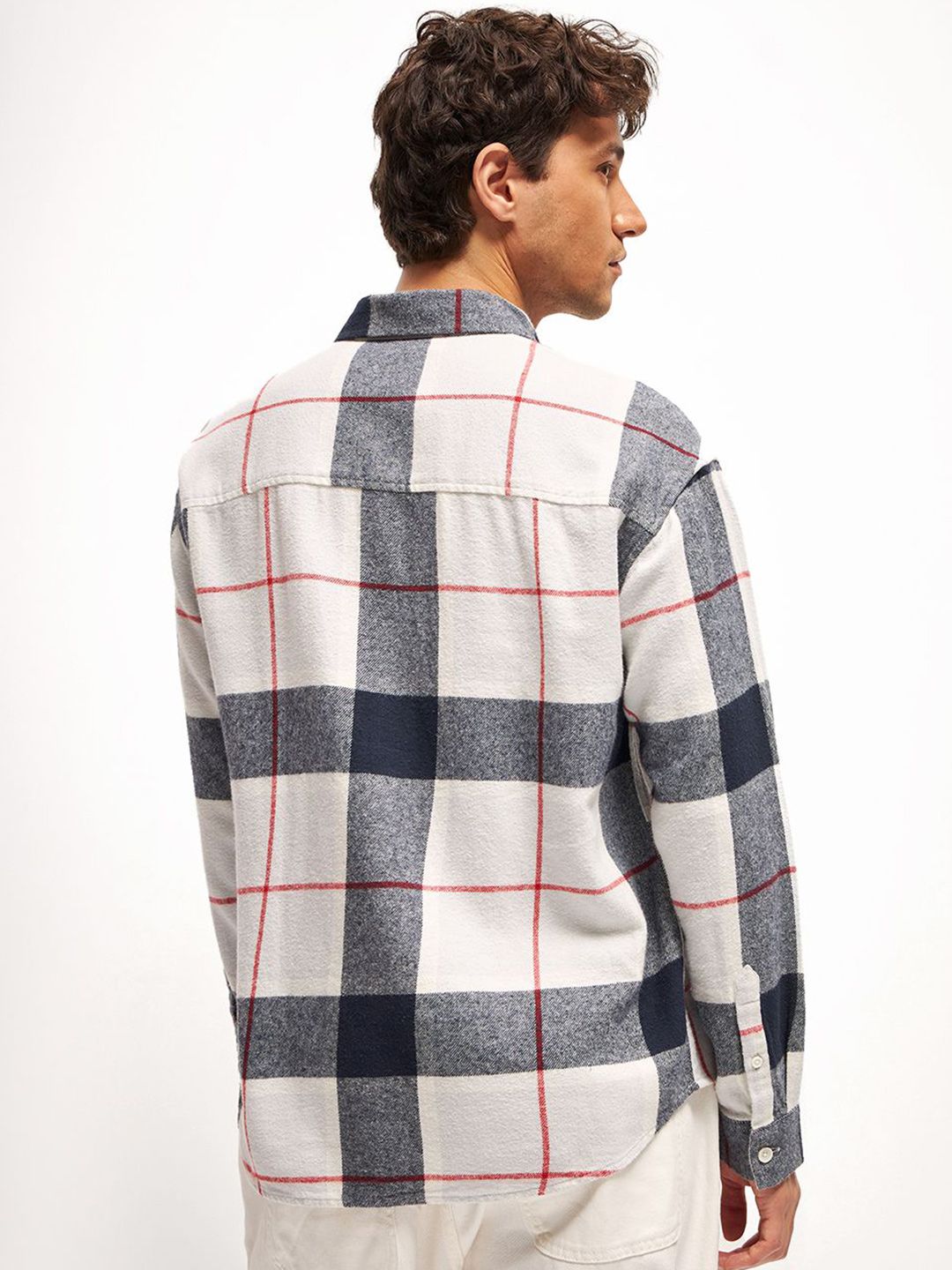 THE BEAR HOUSE Men Opaque Checked Casual Shirt