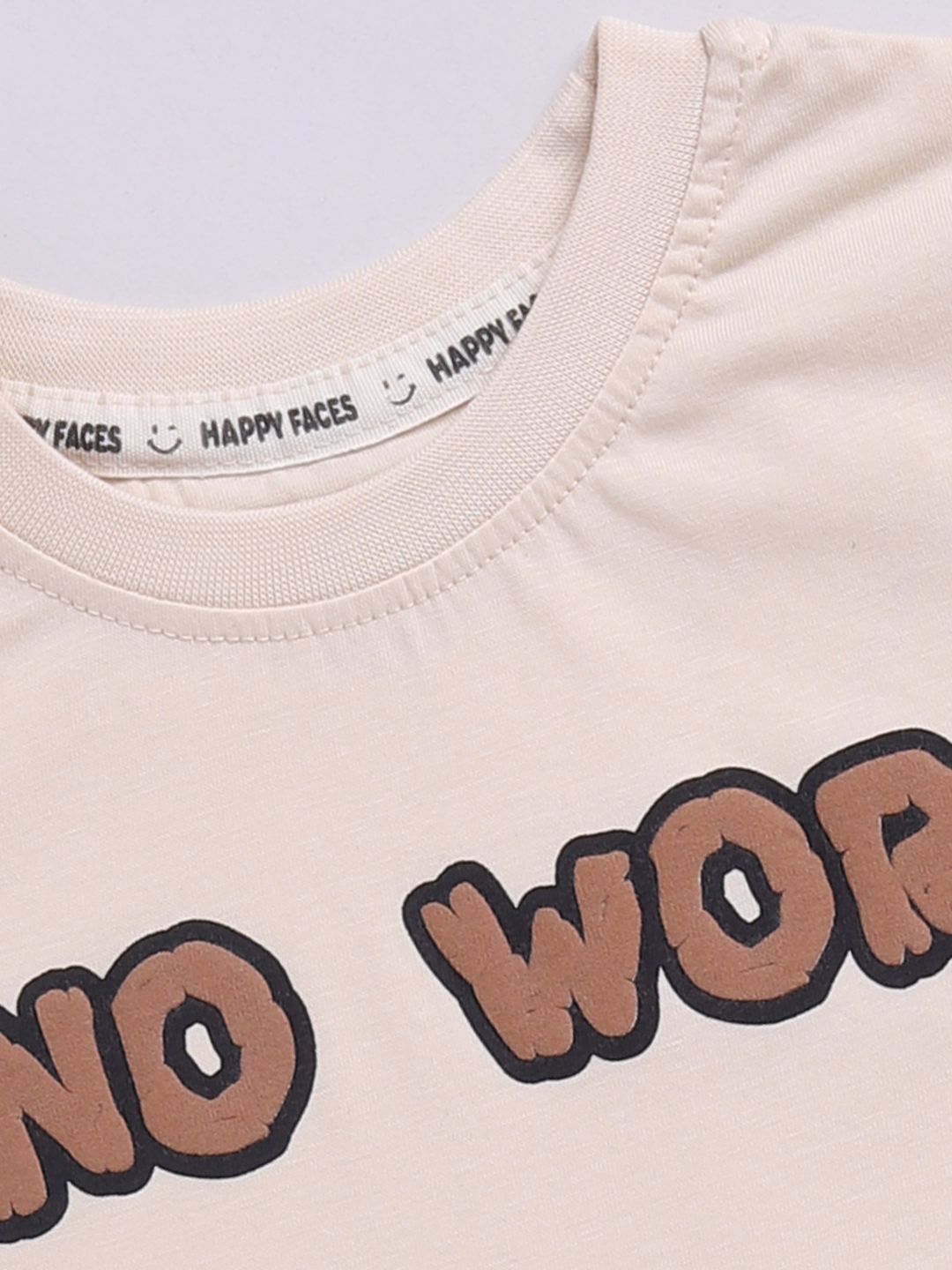 Happy Faces Boys Graphic Printed Pure Cotton T-shirt