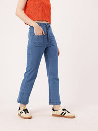 DressBerry Women Edgy Grunge Light Fade Jeans