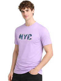 ADRO Men Typography Printed T-shirt