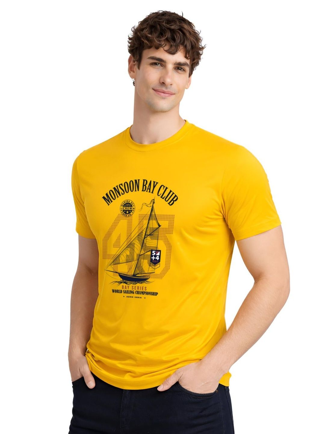 ADRO Men Printed T-shirt
