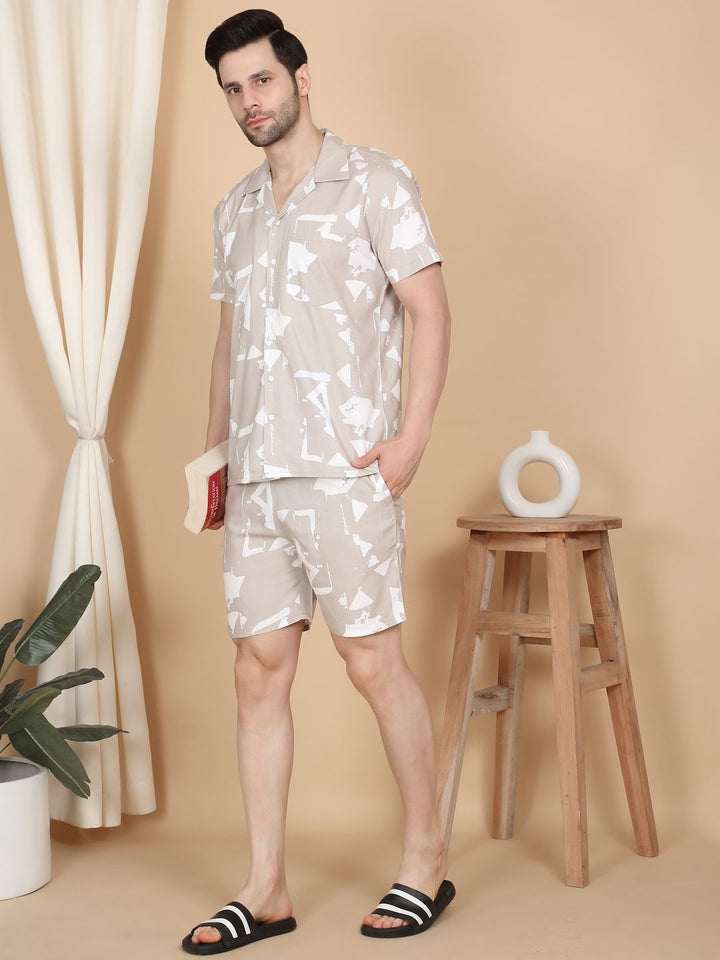 Sweet Dreams Men Printed Night suit