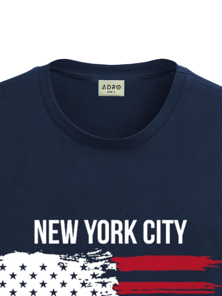 ADRO Men Navy Blue Tshirts