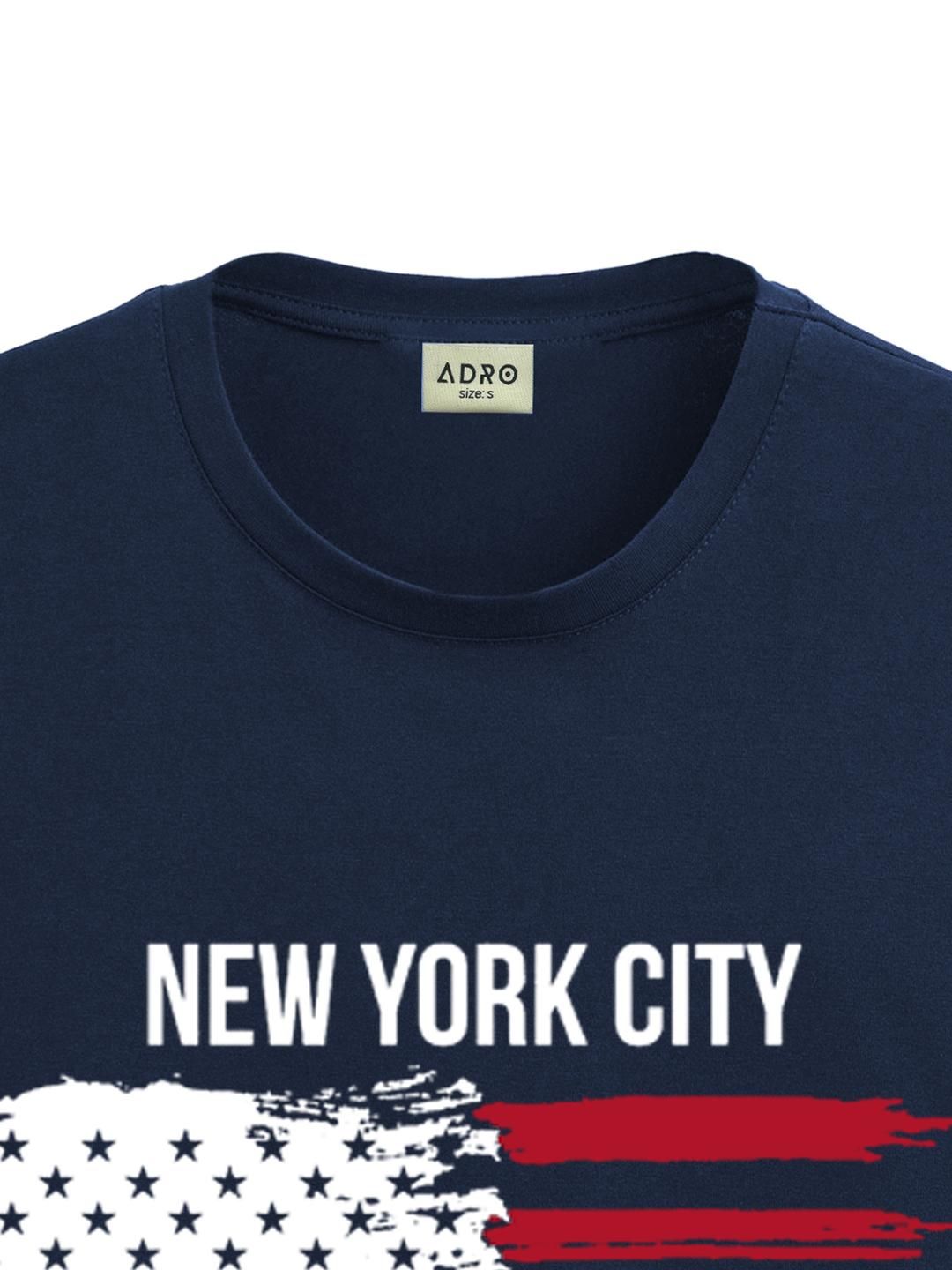 ADRO Men Navy Blue Tshirts