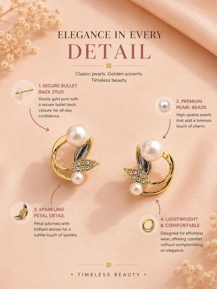 VOGUE PANASH Geometric Studs Earrings
