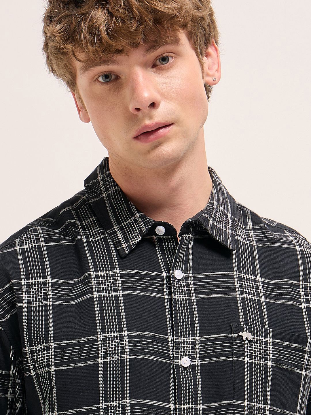 THE BEAR HOUSE Men Opaque Checked Casual Shirt