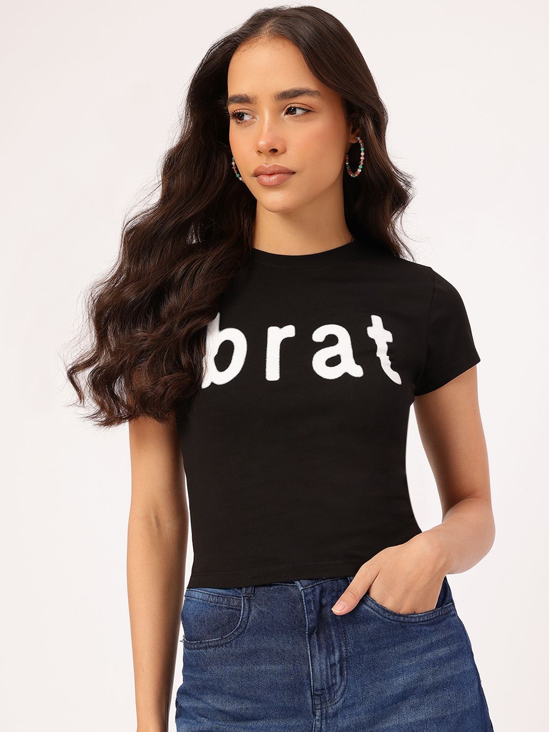 DressBerry Street Savvy Lightweight Luxury 90's Cotton Tee