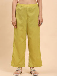 Mamicha Women Floral Embroidered Regular Pure Cotton Kurta with Trousers & With Dupatta