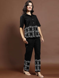 Athena Schiffli Reka Bentuk Self & Cotton Cotton Pure
