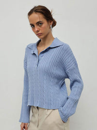 STREET 9 Women Cable Knit Pullover