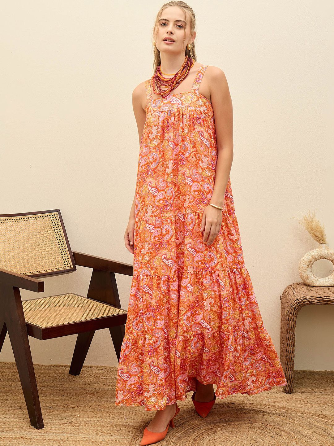 SASSAFRAS Women Maxi Midi Dress