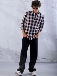 The Indian Garage Co Men Buffalo Checks Casual Shirt