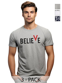 ADRO Men Pack Of 3 Printed Regular Fit T-shirt