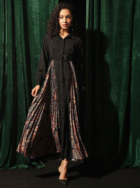 RAREISM Women Printed A-Line Maxi Dress
