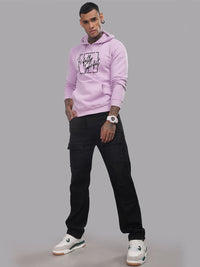 ADRO Men Printed Hooded Sweatshirt Lengan Panjang