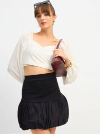 SASSAFRAS Balloon Mini Skirt