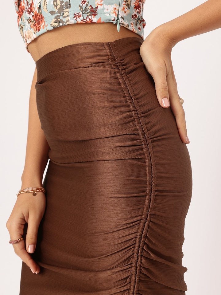 DressBerry Razzle Dazzle Drawstring-Detail Pencil Skirt