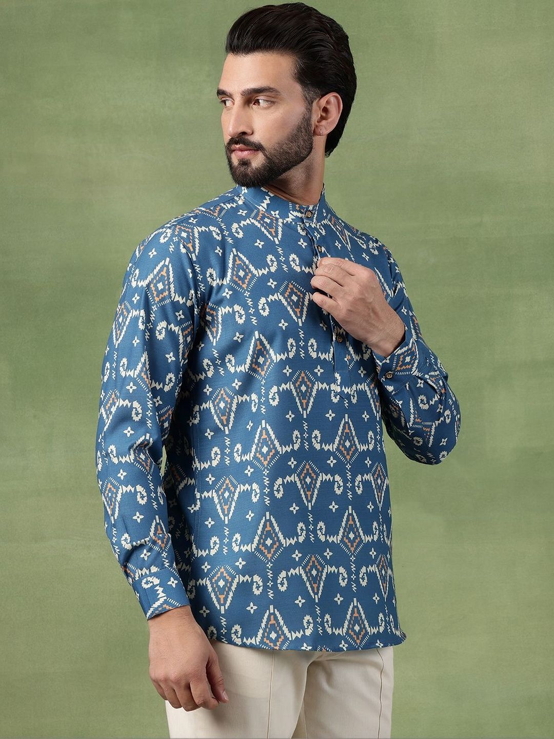 Anouk Men Ethnic Motifs Printed Kurta