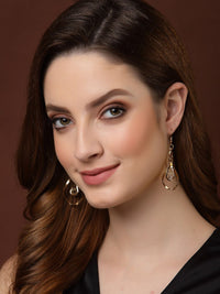 DressBerry Contemporary Drop Earrings