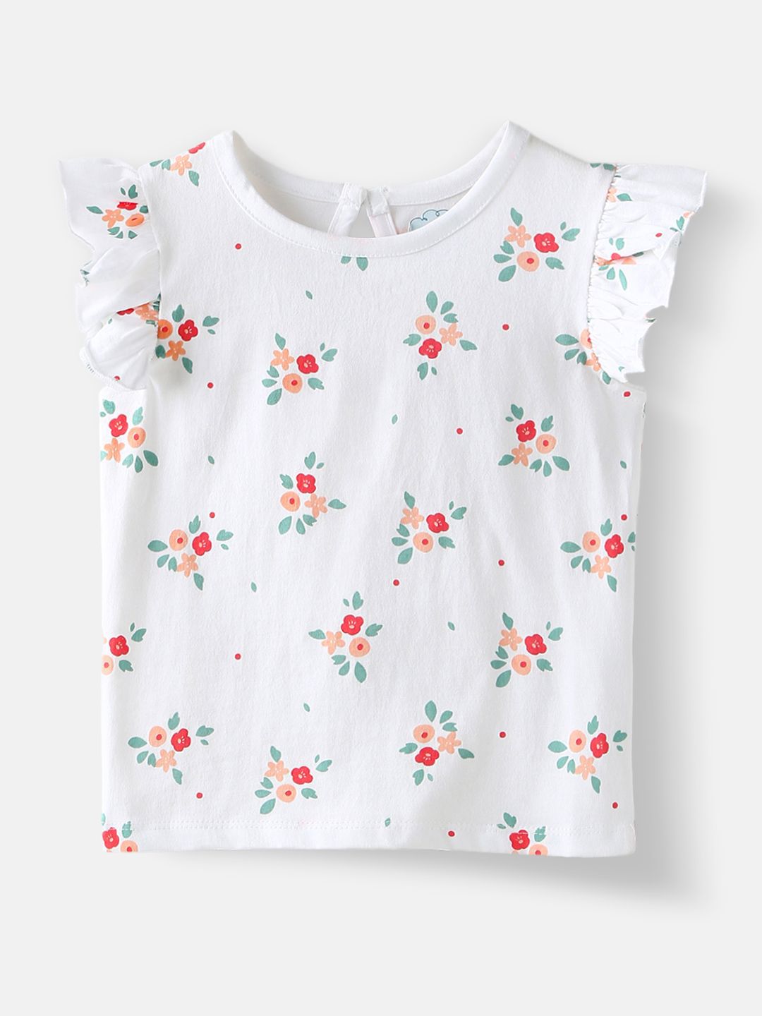 Nauti Nati Girls Pack of 2 Single Jersey Cotton Printed Tops